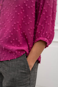 Pieszak Jeans PD-Milla Boheme 3/4 Shirt Shirts & Blouses 366 Very Berry
