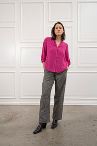 Pieszak Jeans PD-Milla Boheme 3/4 Shirt Shirts & Blouses 366 Very Berry