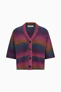 Pieszak Jeans PD-New Dew SS Cardigan Knitwear 350 Bright Grape