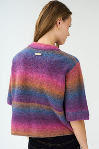 Pieszak Jeans PD-New Dew SS Cardigan Knitwear 350 Bright Grape