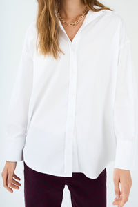 Pieszak Jeans PD-Nyla Poplin Shirt Shirts & Blouses 011 Optical white