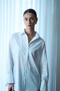 Pieszak Jeans PD-Nyla Poplin Shirt Shirts & Blouses 011 Optical white