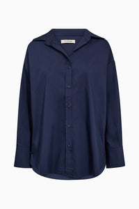 Pieszak Jeans PD-Nyla Poplin Shirt Shirts & Blouses 585 Midnight Navy