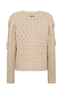 Pieszak Jeans PD-Pearl Knit Cardigan Knitwear 020 White Pearl