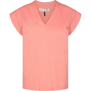 Pieszak Jeans PD-Sloane SWAN v-neck tank Tops & T-shirts 25 Peach