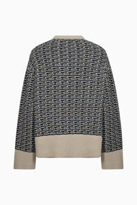 Pieszak Jeans PD-Talia Knit Pullover Knitwear 585 Midnight Navy