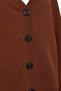 Pieszak Jeans PD-Vigga LS Cardigan Knitwear 71 Warm brown