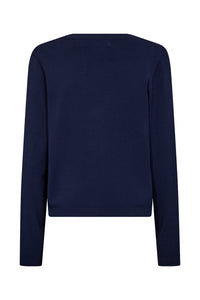 Pieszak Jeans PD-Vigga LS Cardigan Knitwear 585 Midnight Navy