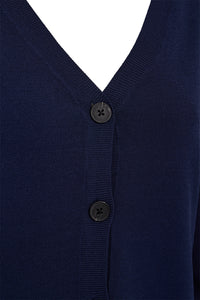 Pieszak Jeans PD-Vigga LS Cardigan Knitwear 585 Midnight Navy