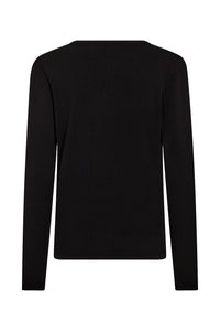 Pieszak Jeans PD-Vigga LS O-Neck Knit Knitwear 9 Black