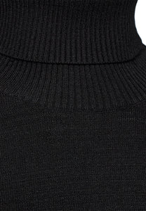 Pieszak Jeans PD-Vigga SS Contrast Rollneck Knit Knitwear 9 Black