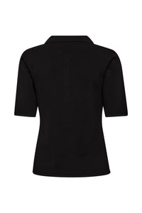 Pieszak Jeans PD-Vigga SS Polo Knit Knitwear 9 Black