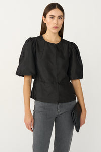 Pieszak Jeans PD-Winnie Puffy SS Jacket Shirts & Blouses 9 Black